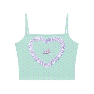 Топ Polly Pocket с принтом