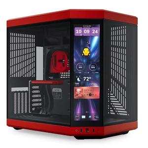 HYTE Y70 Touch infinite ATX корпус — Black Cherry черно-красный