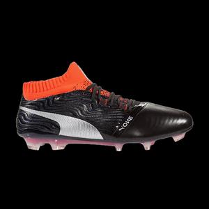 Бутсы Puma One 18.1 FG 'Black Red'