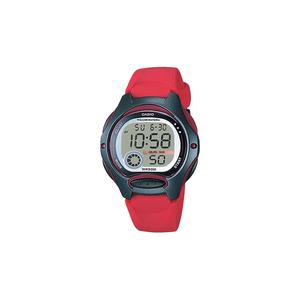 Детские цифровые часы LW-200-4AV красный ремешок из смолы детские часы