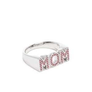 Кольцо Mom с кристаллами