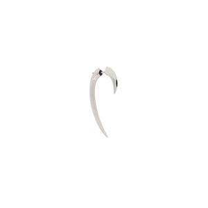 Серебряная серьга Fishhook