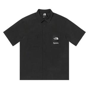 Рубашки на пуговицах Supreme x The North Face Trekking Short-Sleeve Shirt 'Black'