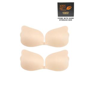 Набор из 2 штук Angel Push Up Nubra в nude бесшовный невидимый многоразовый клейкий бюстгальтер для свадьбы