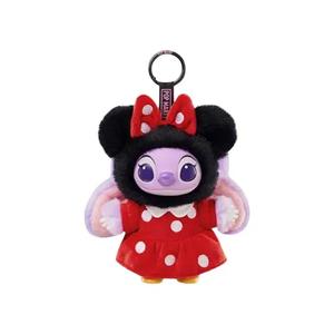 Мягкие игрушки Pop Mart x Disney Stitch Adventure Series Виниловый плюшевый подвесной брелок 'Minnie Angel'
