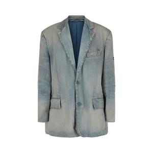 Блейзеры Balenciaga Stonewashed Denim Blazer 'Blonde Ring'