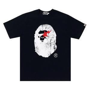 Футболки BAPE Ape Head Tee 'Indigo'