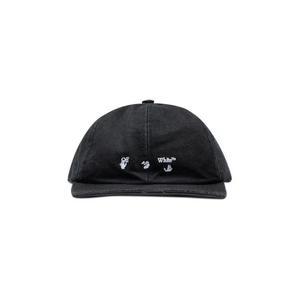 Бейсболки Off-White Logo Baseball Cap 'Black/White'