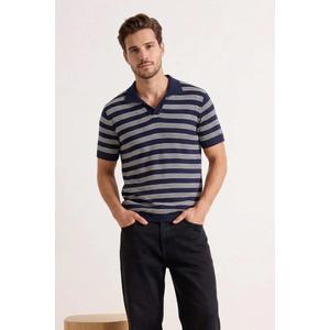 Футболка Navy Blue Regular Polo Neck Plain Polo Neck Tmnss26Po00024