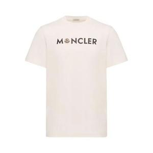 Футболки с коротким рукавом Moncler Short-Sleeve T-Shirt 'Натуральный'