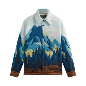 Куртки Kith Patchwork Brixton Puffed Shirt Jacket 'Helium'