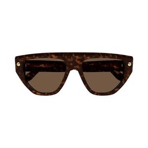 Очки Alexander McQueen Shield «Havana/Brown»