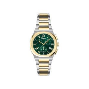 Часы Ferragamo Elliptical Chronograph Watch 'Two Tone'