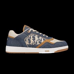 Кроссовки Dior B27 Uptown Low «Рафия-эффект Dior Oblique — Деним»