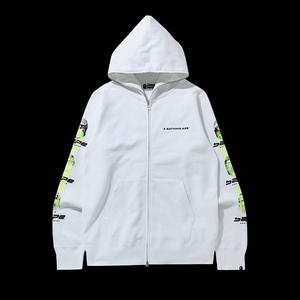Толстовка на молнии BAPE Ghost Full Zip Hoodie 'Белый'