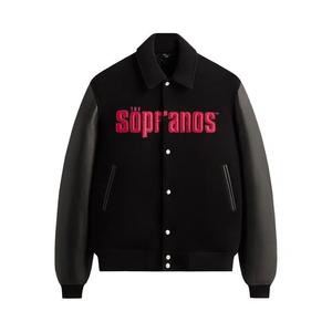 Куртки-университетки Kith For The Sopranos Varsity Jacket 'Black'