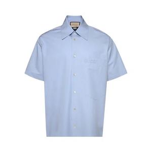Рубашки на пуговицах Gucci Embroidered Shirt 'Baby Blue'