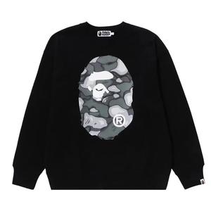 Свитеры BAPE Liquid Camo Ape Head Relaxed Fit Crewneck Sweat 'Black'
