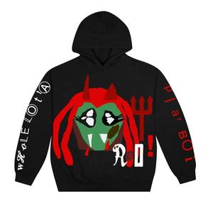 Худи Cactus Plant Flea Market x Playboi Carti Whole Lotta Red King Vamp Hoodie 'Black'