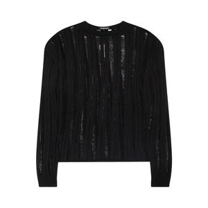 Свитера Ann Demeulemeester Danial Ladder Stitch Oversized Sweater «Чёрный»