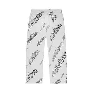 Спортивные штаны Hellstar Roll Print Graffiti Baggy Sweatpant 'White'