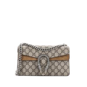 Маленькая сумка на плечо Dionysus Bag GG Crystal Embellished Metal
