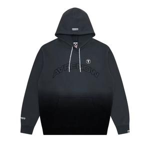 Худи AAPE Moonface Patch Gradient Hoodie 'Grey'