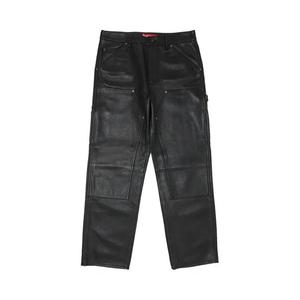 Брюки Supreme Leather Double Knee Painter Брюки 'Черный'