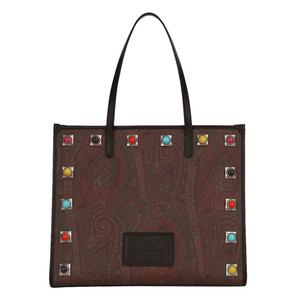 EtMEDIUM CROWN ME PAISLEY Сумка-тоут в красном цвете