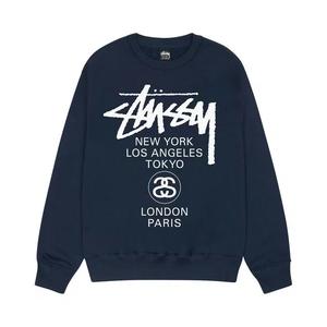 Свитшоты Stussy World Tour Crew 'Navy'