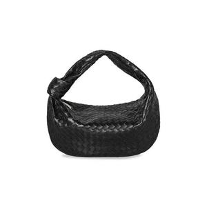 Сумки через плечо Bottega Veneta Маленькая округлая сумка-хобо Jodie 'Black/Silver'