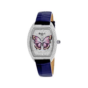 Наручные часы Papillon с кристаллами 36 мм