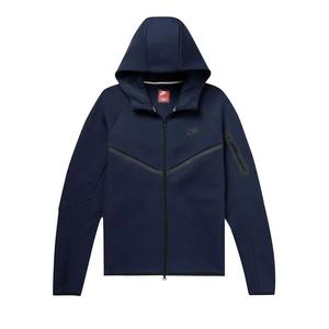 Молнии Nike Tech Full Zip Windrunner Hoodie 'Obsidian/Black'