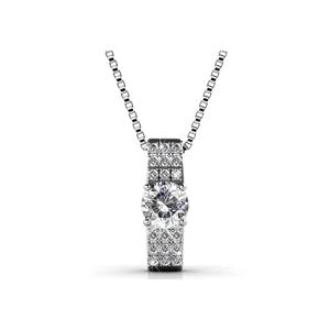 Дизайнерское колье-подвеска, украшенное кристаллами SWAROVSKI®