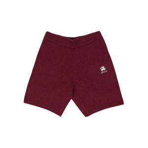 Шорты Burgundy из ткани букле