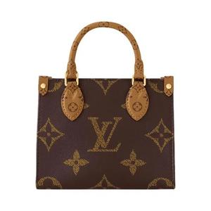 Сумки с верхней ручкой Louis Vuitton Onthego BB 'Brown Giant Monogram/Brown Monogram Reverse Canvas'