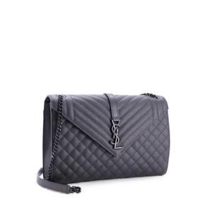 Сумка на плечо Classic Monogram Envelope Satchel Mixed Matelasse Leather Large