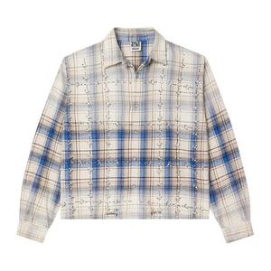 Фланелевые рубашки Vale Forever Skyfall Flannel 'Cream/Blue'