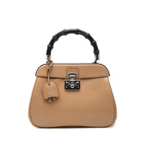 Сумка Smooth Calfskin Bamboo Lady Lock среднего размера (2000-2015 годы)