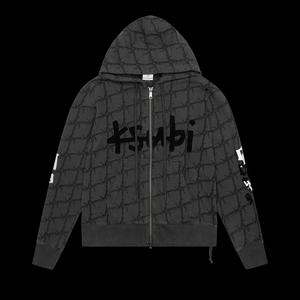 Толстовки Ksubi x Juice Wrld 2.0 Zip The Kash Hoodie 'Black'
