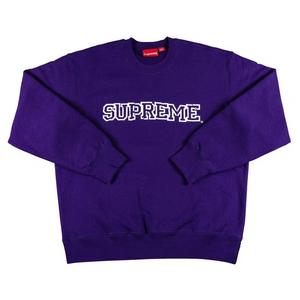 Свитеры Supreme Shattered Logo Crewneck «Purple»