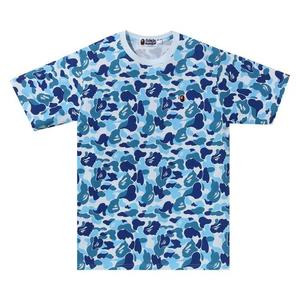 Футболки BAPE ABC Camo Ape Head One Point Tee 'Синий'