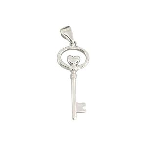 LITZ 18K белое золото подвеска BOEE-P0056