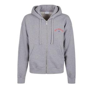 Толстовка на молнии Off-White Star Arrow Zip Skate Hoodie 'Grey Melange'
