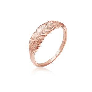 Кольцо Feather Wing Festival с розовым золотом