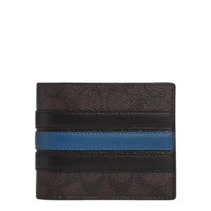 Кошелек 3-в-1 из фирменного холста с полоской Varsity - Walnut Multi CW385