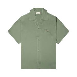 Рубашки на пуговицах Honor The Gift Satin Chest Logo Camp Collar «Sage»