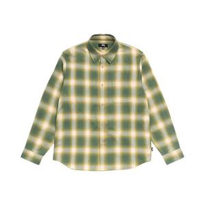 Рубашки на пуговицах Stussy Beach Ombre Plaid Shirt 'Green'
