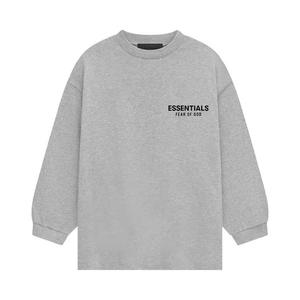 Футболки с длинным рукавом Fear of God Essentials Kids Jersey Long-Sleeve Tee 'Light Heather Grey'