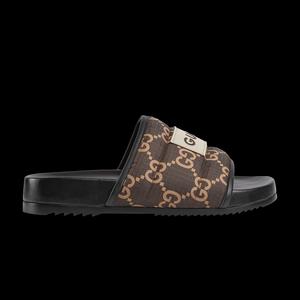 Слайды Gucci GG Slide Sandal 'Эбони'